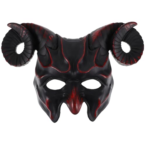 SKISUNO Halloween Maske aus Oxhorn Maske für Kostümpartys Cosplay und Halloween Aktivitäten Elastisch und Komfortabel Auffälliges Bären Design Leicht und Einfach zu Tragen SKISUNO Halloween Maske aus Oxhorn Maske für Kostümpartys Cosplay und Halloween Aktivitäten Elastisch und Komfortabel Auffälliges Bären Design Leicht und Einfach zu Tragen von SKISUNO