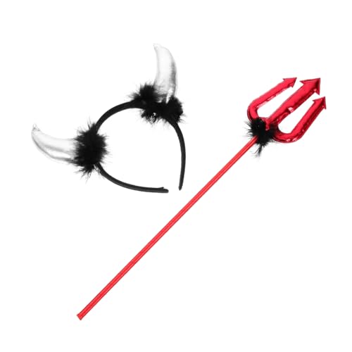 SKISUNO Halloween Teufelshörner Haarschmuck Kostüm Zubehör Leicht Komfortabel für Party Karneval Cosplay und Schulaufführungen SKISUNO Halloween Teufelshörner Haarschmuck Kostüm Zubehör Leicht Komfortabel für Party Karneval Cosplay und Schulaufführungen von SKISUNO