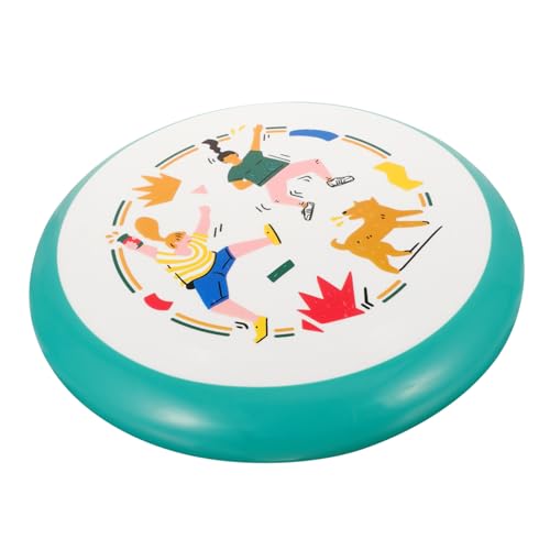 SKISUNO Handheld Flying Disc Für Interaktives Bewegung Und Spaß Im Freien TPE Grüne Partys Und Familienaktivitäten Langlebig Und Sicher von SKISUNO