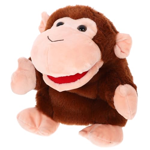 SKISUNO Handpuppe Tier Handpuppe aus Plüsch Interaktive Handpuppe für Rollenspielzeug zum Geschichtenerzählen Präsentationen und Vorschulerziehung von SKISUNO