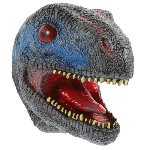 SKISUNO Dinosaurier-handpuppe in Velociraptor-Form Kinder-handpuppenspielzeug Aus Gummimaterial Für Fantasieaktivitäten Und Interaktives Spielen von SKISUNO