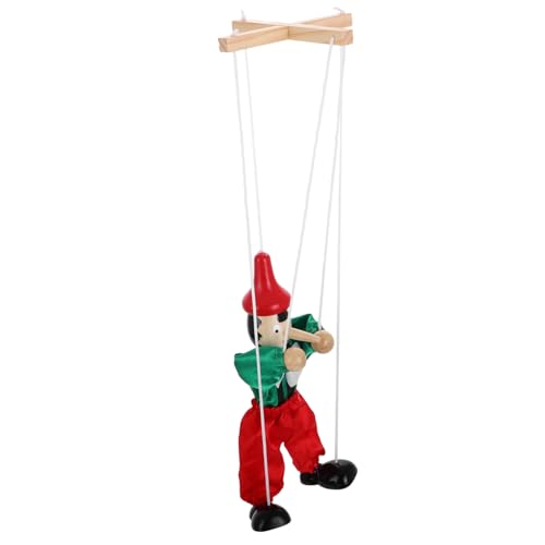 SKISUNO Holz Marionette Puppenspielzeug mit Zugfaden Interaktive Handgefertigte Holzpuppe für Jahre Fördert Fingerfertigkeit und Eltern Bindung als Partygeschenk und Zufällige Farbe SKISUNO Holz Marionette Puppenspielzeug mit Zugfaden Interaktive Handgefertigte Holzpuppe für Jahre Fördert Fingerfertigkeit und Eltern Bindung als Partygeschenk und Zufällige Farbe von SKISUNO
