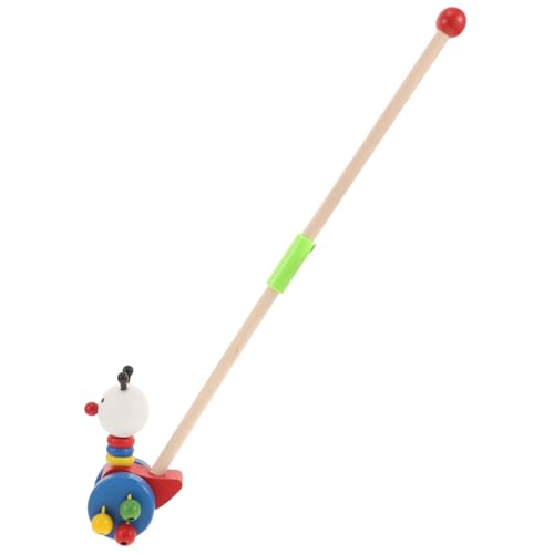 SKISUNO Holz Schiebe und Ziehspielzeug mit Cartoon Design Lauflernspielzeug für Kleinkinder Fördert die Motorischen Fähigkeiten Langlebiges Material für Jungen SKISUNO Holz Schiebe und Ziehspielzeug mit Cartoon Design Lauflernspielzeug für Kleinkinder Fördert die Motorischen Fähigkeiten Langlebiges Material für Jungen von SKISUNO