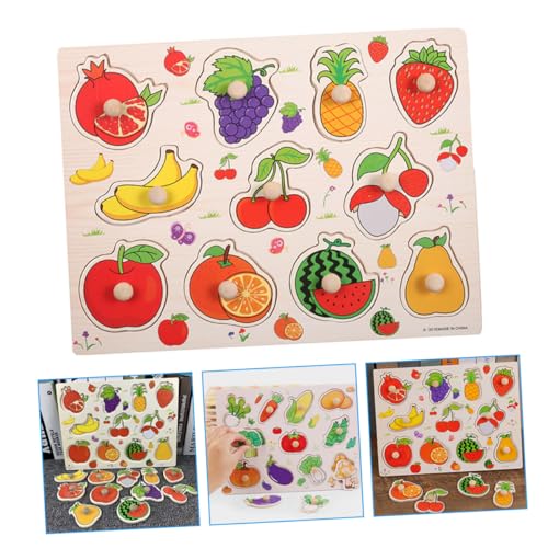 SKISUNO Holzspielzeug Pädagogisch Holzpuzzle Handgreifspielzeug Montessori Lernspielzeug Farbenerkennung Frühe Ab Jahr für Kleinkinder mit Glatten Kanten und Langlebigem Design SKISUNO Holzspielzeug Pädagogisch Holzpuzzle Handgreifspielzeug Montessori Lernspielzeug Farbenerkennung Frühe Ab Jahr für Kleinkinder mit Glatten Kanten und Langlebigem Design von SKISUNO