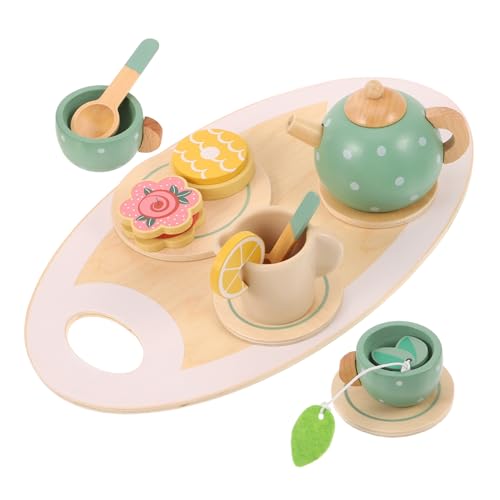 SKISUNO Kinderspielset Für Den Nachmittagstee Miniatur Tee Set Für Rollenspiel Teeservice Mit Tassen Und Untertassen Ideales Für Ädchen Und Jungen Kreatives Für Teeparty Und Küchenrollen Fördert Die von SKISUNO