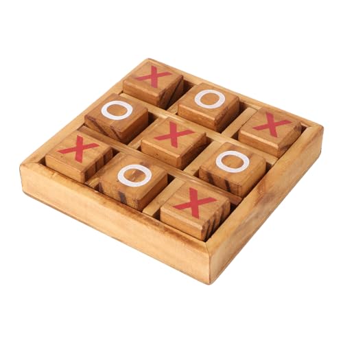 SKISUNO Holzspielzeug Tictactoe Spiel Holz Brettspiel für Strategisches Denkspiel Familienspiel Ab Jahre Problemlösung und Feinmotorik SKISUNO Holzspielzeug Tictactoe Spiel Holz Brettspiel für Strategisches Denkspiel Familienspiel Ab Jahre Problemlösung und Feinmotorik von SKISUNO