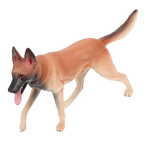 SKISUNO Simulierte Hund Spielzeug Hund Statue Hund Decor Hund Figuren Decor Deutsch Shepherd Hund Figur von SKISUNO