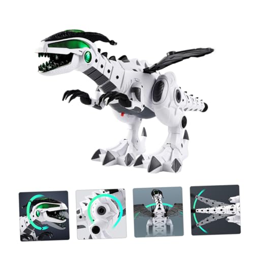 SKISUNO Intelligentes Elektrisches Dinosaurier mit Sprühfunktion Dekoration für Kinderzimmer und Kreative Spielzeugoption für Jungen und Mädchen Geeignet für Stundenlangen Spielspaß von SKISUNO