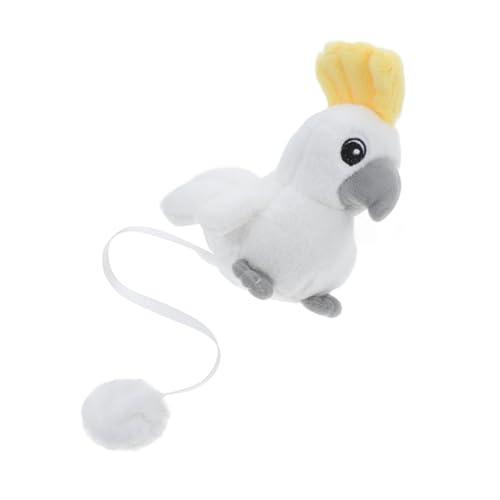 SKISUNO Piratenpapagei Plüsch Spielzeug Kuscheltier Simulation Vogel Modell Stofftier Cosplay Accessoire von SKISUNO