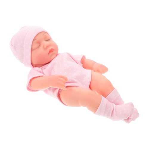 SKISUNO Kleine Realistische Vinyl Babypuppe Weiche Neugeborenenpuppe mit Detaillierter Gestaltung Fördert Kreativität und Spielspaß für Jungen von SKISUNO