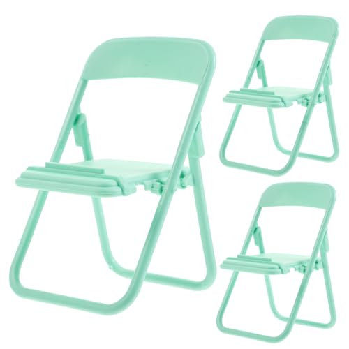 SKISUNO Puppenhausstuhl Miniaturstuhl Puppenmöbel Für Mini Winziger Klappstuhl Handwerklich Dekorativ von SKISUNO