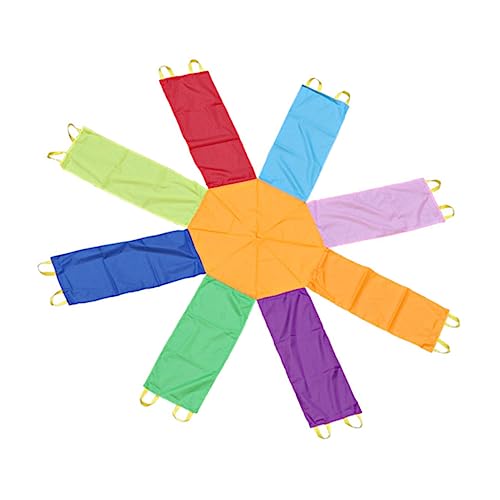 SKISUNO Koordinationsspielzeug Ecken Regenbogenschirm Physisches Trainingsspielzeug für Indoor Outdoor Garten Trainingszubehör aus Langlebigem Nylon SKISUNO Koordinationsspielzeug Ecken Regenbogenschirm Physisches Trainingsspielzeug für Indoor Outdoor Garten Trainingszubehör aus Langlebigem Nylon von SKISUNO