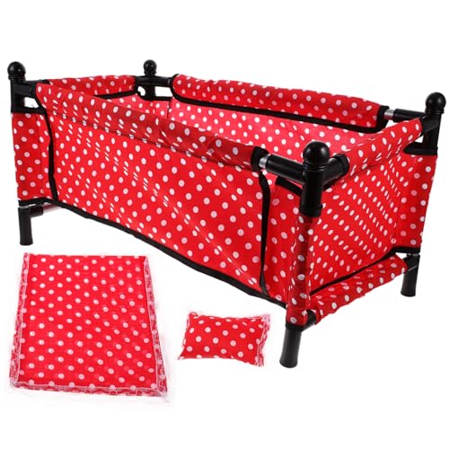 SKISUNO Krippenminiatur Krippe Puppenhaus Krippe Miniatur Wiege Spielzeug Puppen Miniaturhausbett Babypuppe Kinderbett Krippe Puppenwiege Puppendekoration für Puppenhaus Miniaturmöbel SKISUNO Krippenminiatur Krippe Puppenhaus Krippe Miniatur Wiege Spielzeug Puppen Miniaturhausbett Babypuppe Kinderbett Krippe Puppenwiege Puppendekoration für Puppenhaus Miniaturmöbel von SKISUNO