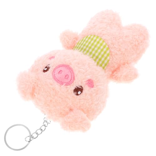 SKISUNO Kuscheliger Plüsch Schweineanhänger Dekorativer Schlüsselanhänger aus Weichem Material für Geldbörsen Taschen und Schlüssel Charmante Hängedekoration SKISUNO Kuscheliger Plüsch Schweineanhänger Dekorativer Schlüsselanhänger aus Weichem Material für Geldbörsen Taschen und Schlüssel Charmante Hängedekoration von SKISUNO