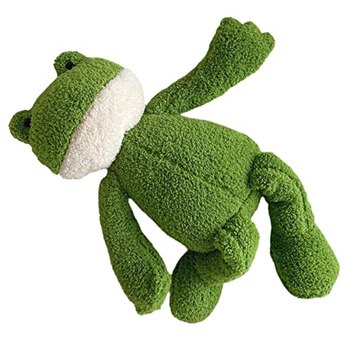 SKISUNO Kuscheliges Frosch Plüschspielzeug Waschbare Froschpuppe für Niedliches Kissen und Dekoration für Zuhause Perfektes für Jungen SKISUNO Kuscheliges Frosch Plüschspielzeug Waschbare Froschpuppe für Niedliches Kissen und Dekoration für Zuhause Perfektes für Jungen von SKISUNO