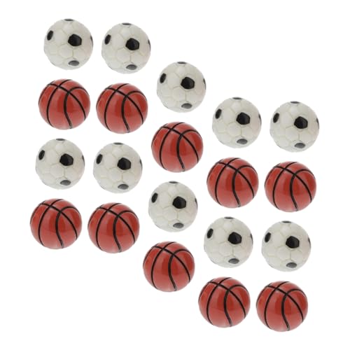 SKISUNO Puppenhaus Fußball Basketball 20pcs Miniatur Sport Für Home Decor von SKISUNO