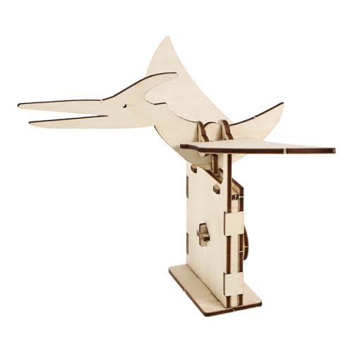 SKISUNO Früherziehungsspielzeug 3D-holzpuzzle-Dinosaurier-Set Für Kinder Und Erwachsene Die Mint-fähigkeiten Erlernen von SKISUNO