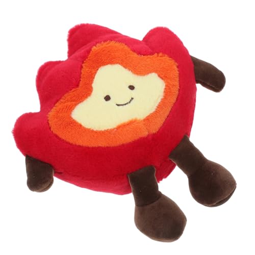 SKISUNO Lustiges Feuer Flammen Plüschtier Weiches Kissen Kuscheliges Sofa deko Geschenk Multifunktionaler Lagerfeuer Flauschiges Wohnraum Accessoire von SKISUNO