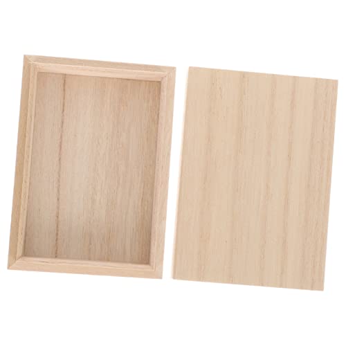SKISUNO Mehrzweck Holzbox für Spielkarten Rechteckige Aufbewahrungskiste aus Unbehandeltem Holz für Kartensammler und Kreative Geschenkideen Kompakt und Staubabweisend SKISUNO Mehrzweck Holzbox für Spielkarten Rechteckige Aufbewahrungskiste aus Unbehandeltem Holz für Kartensammler und Kreative Geschenkideen Kompakt und Staubabweisend von SKISUNO