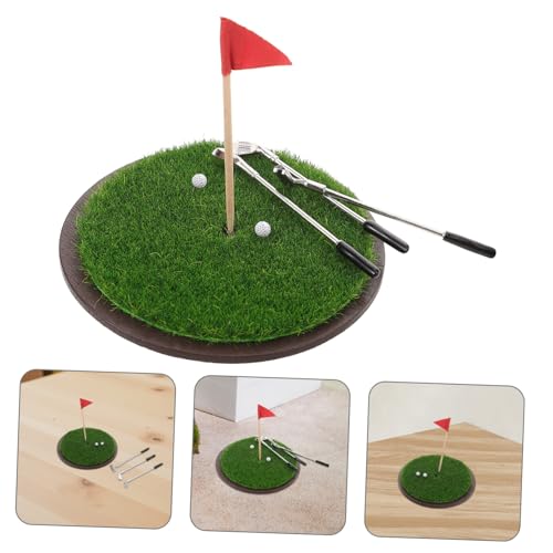 SKISUNO Miniatur Golfset Teilig mit Realistischen Golfschlägern und Grasmodell Detailgetreues Puppenhaus Zubehör für Kinderzimmerdekoration und Sammlungen für Miniatur Sportszenen SKISUNO Miniatur Golfset Teilig mit Realistischen Golfschlägern und Grasmodell Detailgetreues Puppenhaus Zubehör für Kinderzimmerdekoration und Sammlungen für Miniatur Sportszenen von SKISUNO