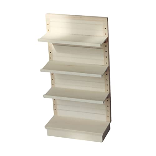SKISUNO Miniatur Holzregal für Puppenhaus Möbelmodell Kreatives Miniaturregal zur Dekoration für Kleine Bücher Schuhe und Mehr SKISUNO Miniatur Holzregal für Puppenhaus Möbelmodell Kreatives Miniaturregal zur Dekoration für Kleine Bücher Schuhe und Mehr von SKISUNO