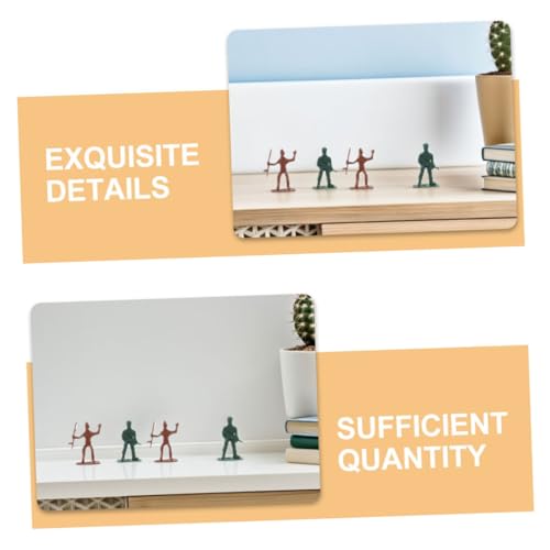 SKISUNO Miniatur Soldatenfiguren Militärspielzeug für Grüne und Rote Actionfiguren für Jungen und Mädchen Kreative Sandbox Dekoration SKISUNO Miniatur Soldatenfiguren Militärspielzeug für Grüne und Rote Actionfiguren für Jungen und Mädchen Kreative Sandbox Dekoration von SKISUNO