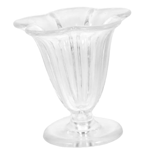 SKISUNO Miniatur Tasse aus Robustem Realistische Mini Eisbecher als DIY Requisite für Puppenhaus Anhänger oder Kreative Dekorationen von SKISUNO