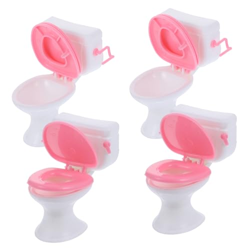 SKISUNO Minitoilette für Miniatur Spielzeug für Mädchen Puppenhaus Toilettenspielzeug Möbel Wc Kinder Puppenhaus Zubehör Künstliches Wc Heimdekoration Feengarten SKISUNO Minitoilette für Miniatur Spielzeug für Mädchen Puppenhaus Toilettenspielzeug Möbel Wc Kinder Puppenhaus Zubehör Künstliches Wc Heimdekoration Feengarten von SKISUNO