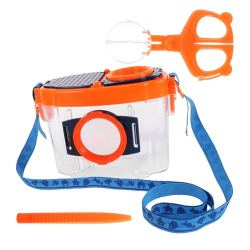 SKISUNO Outdoor Insekten Beobachtungsbox mit Vergrößerndem Lupenglas Leichtes Insektenkäfig Kit für Naturerkundung Gute Luftzirkulation Pädagogisches für Junge Mädchen und Jungen SKISUNO Outdoor Insekten Beobachtungsbox mit Vergrößerndem Lupenglas Leichtes Insektenkäfig Kit für Naturerkundung Gute Luftzirkulation Pädagogisches für Junge Mädchen und Jungen von SKISUNO