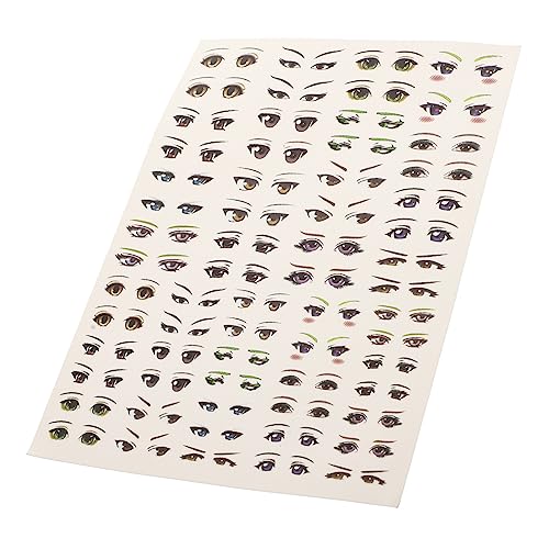 SKISUNO Papier Augen Aufkleber Bunte Cartoon Augen Sticker DIY Bastelmaterial für Animation Puppen Langlebige Papieraufkleber Vielseitig für Kreative Handarbeiten SKISUNO Papier Augen Aufkleber Bunte Cartoon Augen Sticker DIY Bastelmaterial für Animation Puppen Langlebige Papieraufkleber Vielseitig für Kreative Handarbeiten von SKISUNO