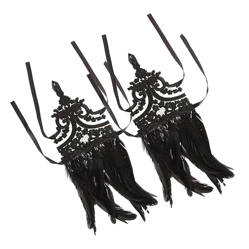 SKISUNO Halloween Handschuhe Spitze Damen Arm Ärmel Schutz Dekorative Party Supplies von SKISUNO