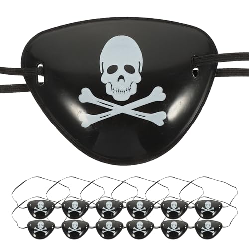 SKISUNO Patch Spoood Halloween Piraten Augenklappenschwarze Einzelaugenschädel Kapitäns Decors Ornament Augenklappen Piratenkapitän Augenmasken Cosplay Kostümzubehör für Halloween Piraten SKISUNO Patch Spoood Halloween Piraten Augenklappenschwarze Einzelaugenschädel Kapitäns Decors Ornament Augenklappen Piratenkapitän Augenmasken Cosplay Kostümzubehör für Halloween Piraten von SKISUNO