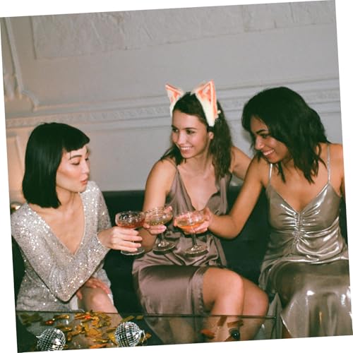 SKISUNO Plüsch Katzenohren Haarreif Niedliches Stirnband Weich Angenehm Geeignet für Party Karneval Halloween Geschenk für Damen Mädchen SKISUNO Plüsch Katzenohren Haarreif Niedliches Stirnband Weich Angenehm Geeignet für Party Karneval Halloween Geschenk für Damen Mädchen von SKISUNO