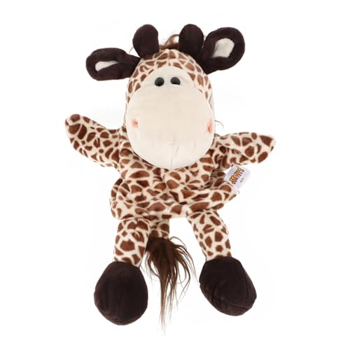 SKISUNO Plüschhandpuppe REH mit Beweglichem Mund Interaktive Tierhandpuppe für Geschichtenerzählen Frühpädagogisches Kreativität und Kommunikation von SKISUNO
