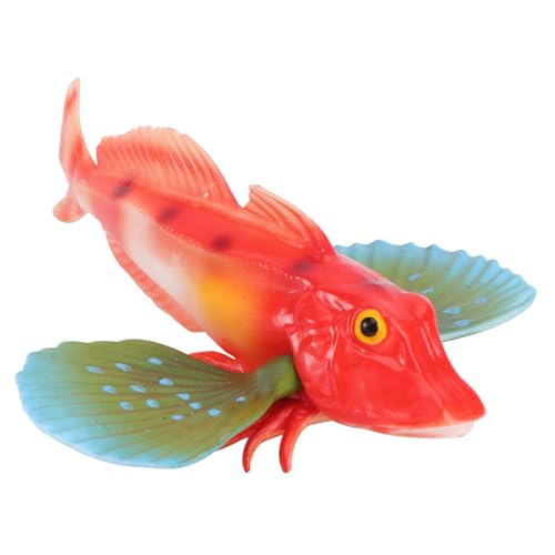 SKISUNO Realistische Fischfigur aus Detailreich Bemalt Kindgerecht als Aquariumdekoration und Party deko Geeignet als Geschenk für Weihnachten Geburtstag und Besonderen Anlässen von SKISUNO