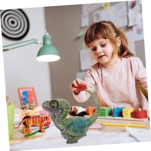 SKISUNO Realistisches Dinosaurier Figur für Langlebiges Resin Modell Detailgetreue Deko für Kinderzimmer Geburtstagsgeschenk für Dino Fans und Sammler von SKISUNO
