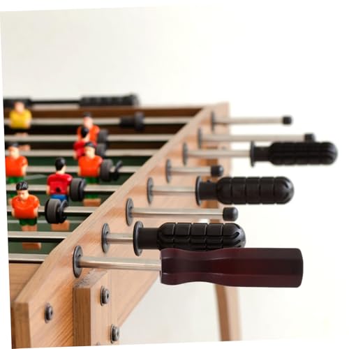 SKISUNO Robuster Holz Fußballtisch Griff Ersatzteile Achteckiger Rutschfester Foosball Tischgriff Ergonomisch Komfortabel Einfache Montage Langlebige Tischfußball Zubehörteile von SKISUNO