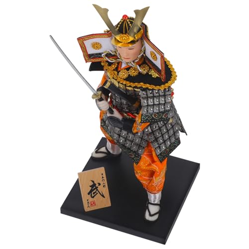 SKISUNO Samurai Doll Japanische Dekoration Japanischer Krieger Ninja Figur für Japanischen Stil Hausdekoration Sammlerobjekt Tischornament Japanisches Kunstwerk SKISUNO Samurai Doll Japanische Dekoration Japanischer Krieger Ninja Figur für Japanischen Stil Hausdekoration Sammlerobjekt Tischornament Japanisches Kunstwerk von SKISUNO