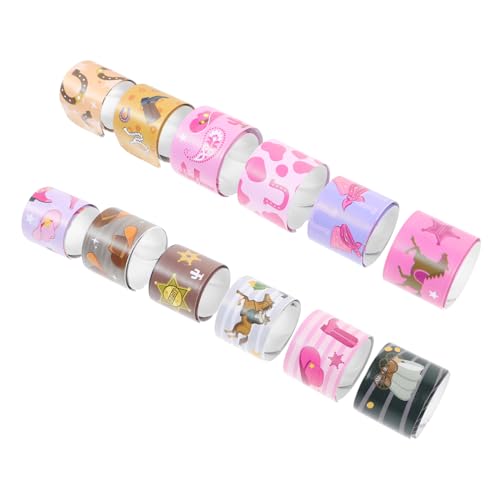 SKISUNO Schlagringe Süße Western Party Slap Armbänder Partygeschenke Slap Armbänder Partygeschenk Armband Pferde Armbänder Western Motto Partyzubehör Dekorationen für Geburtstagsparty SKISUNO Schlagringe Süße Western Party Slap Armbänder Partygeschenke Slap Armbänder Partygeschenk Armband Pferde Armbänder Western Motto Partyzubehör Dekorationen für Geburtstagsparty von SKISUNO