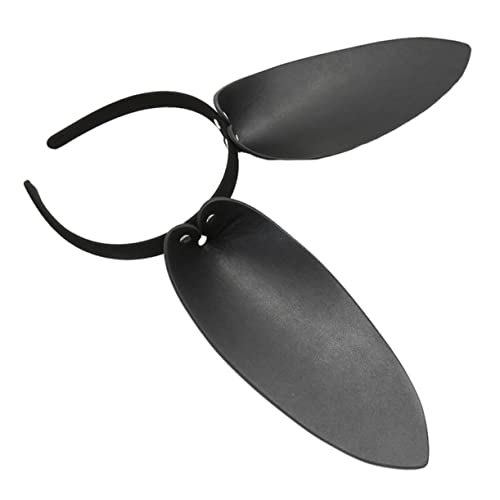 SKISUNO Schwarzer Leder Haarreif mit Hasenohren Damen Haarschmuck Modisches Accessoire Vielseitig für Festival Karneval Mottoparty Geeignet SKISUNO Schwarzer Leder Haarreif mit Hasenohren Damen Haarschmuck Modisches Accessoire Vielseitig für Festival Karneval Mottoparty Geeignet von SKISUNO