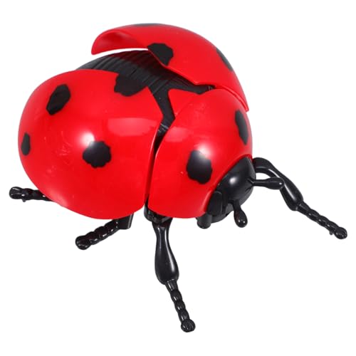 SKISUNO Simulation Ladybug Für Kinder Realistische Modell Insektenspielzeug Mechanisches Uhrwerk Tierspielzeug Für Partys Im Freien von SKISUNO