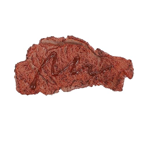 SKISUNO Simulation Steak Dekorationsspielzeug für Realistisches Lebensmittel für Küchen und Tortendekoration Umweltfreundliches und Langlebiges Material SKISUNO Simulation Steak Dekorationsspielzeug für Realistisches Lebensmittel für Küchen und Tortendekoration Umweltfreundliches und Langlebiges Material von SKISUNO