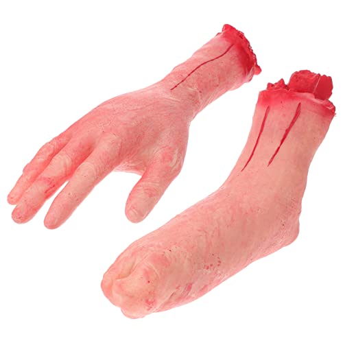 SKISUNO Simulation Von Hand Und Fußprothesen Für Halloween-Spielzeug Requisiten Für Geheime Räume Und Partys Realistisches Design SKISUNO Simulation Von Hand Und Fußprothesen Für Halloween-Spielzeug Requisiten Für Geheime Räume Und Partys Realistisches Design von SKISUNO