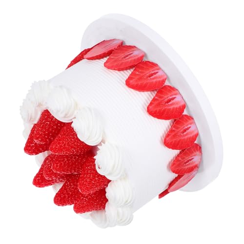 SKISUNO Simulationskuchenmodell Für Fotoshootings, Künstliche Geburtstagstorte, Requisite Für Bäckerei-displays, Kuchenmodell, Realistische Kuchen-Requisite Zur Präsentation (15,2 cm) von SKISUNO