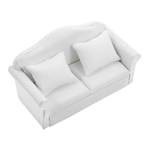 SKISUNO Sofa Modell für Puppenhaus Dekorative Winzige Couch Hochwertiges Realistisches Möbelstück für Wohnzimmer und Schlafzimmer Puppenhaus Zubehör Langlebig SKISUNO Sofa Modell für Puppenhaus Dekorative Winzige Couch Hochwertiges Realistisches Möbelstück für Wohnzimmer und Schlafzimmer Puppenhaus Zubehör Langlebig von SKISUNO