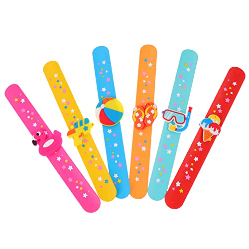 SKISUNO Sortiment Armbänder Kinder Slap Armbänder Hawaiian Luau Armbänder Spielzeug Gastgeschenke Niedliche Lustige Slap Bands Bunte Armbänder Requisiten für Sommer Strand Geburtstagsfeier SKISUNO Sortiment Armbänder Kinder Slap Armbänder Hawaiian Luau Armbänder Spielzeug Gastgeschenke Niedliche Lustige Slap Bands Bunte Armbänder Requisiten für Sommer Strand Geburtstagsfeier von SKISUNO