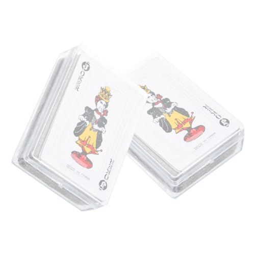SKISUNO Spielkartendekoration Hause Boxen mit Spielkarten Partygeschenken Miniatur Lustige zu Pokerkarten Reisedecks Brettspielkarten Requisiten Festival Partyspielzubehör für Kinder von SKISUNO