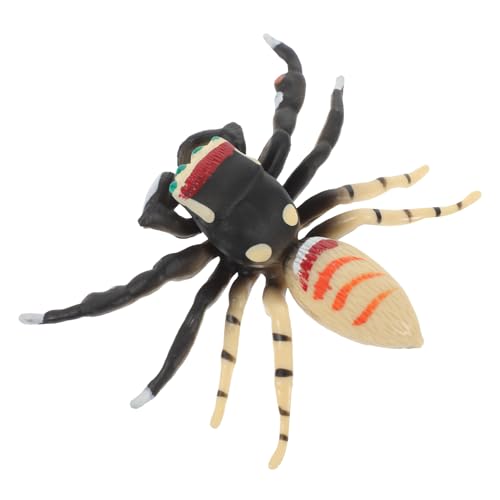 SKISUNO Spinnendekoration Spinnenspielzeugmodell Gruseliges Lebensechtes Tier Riesenspinne Realistische Tierfiguren Realistisches Spinnenspielzeug Lernspielzeug Für Mini Statue Plastik von SKISUNO