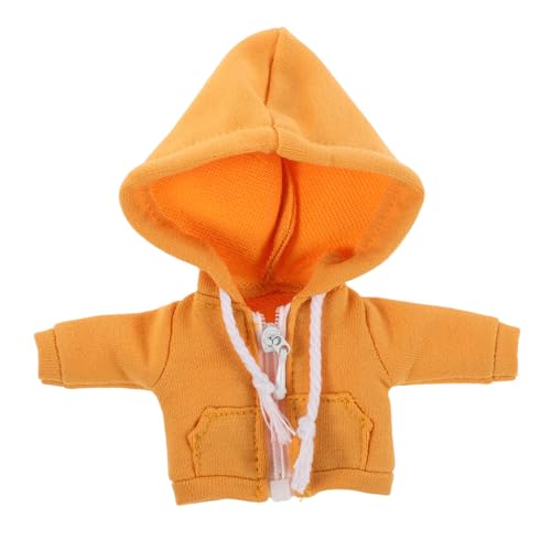 SKISUNO Tiny Doll Play Hoodie Für Miniaturpuppen, Niedlicher Dress Up Hoodie, Puppenkleidungs-Outfit Für Puppensammler Und Kinder Im Maßstab 1:12, Gelb SKISUNO Tiny Doll Play Hoodie Für Miniaturpuppen, Niedlicher Dress Up Hoodie, Puppenkleidungs-Outfit Für Puppensammler Und Kinder Im Maßstab 1:12, Gelb von SKISUNO