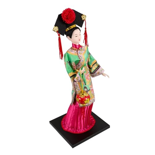 SKISUNO Traditionelle Kleidung Puppen Sammlerstück Seide Puppe Kunsthandwerk Seide Puppe Kunsthandwerk Handarbeit Figur Traditionelle Sammlerstück Grün Gips SKISUNO Traditionelle Kleidung Puppen Sammlerstück Seide Puppe Kunsthandwerk Seide Puppe Kunsthandwerk Handarbeit Figur Traditionelle Sammlerstück Grün Gips von SKISUNO